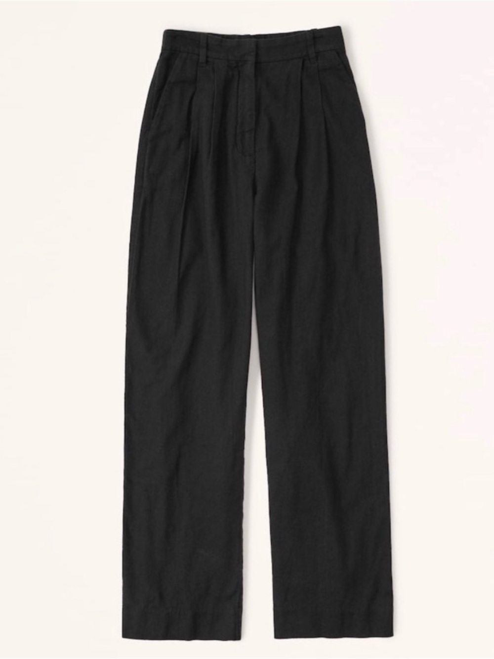 Abercrombie & Fitch Sloane Tailored Linen-Blend Pant